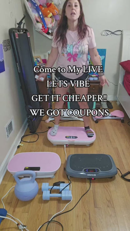 CV40 Curved 440 lbs High-Power Vibration Plate for Weight Loss